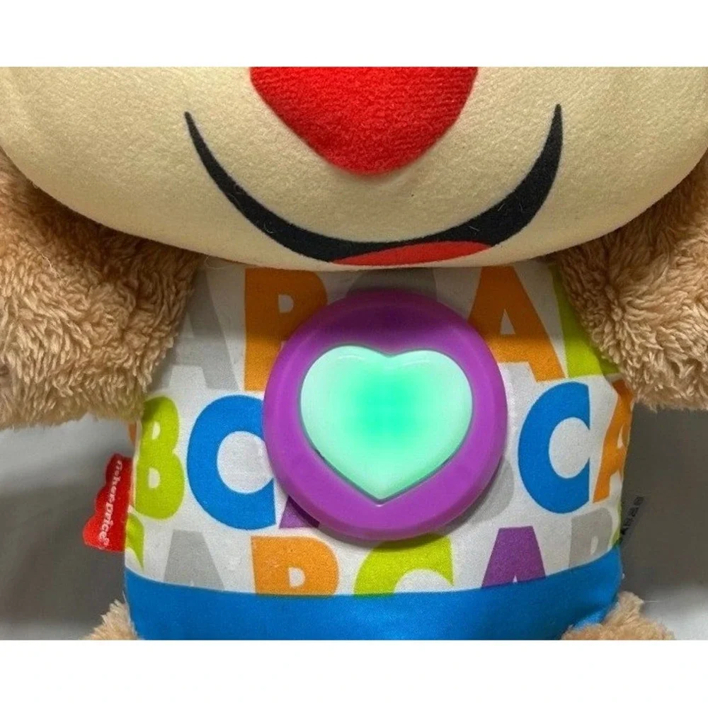 Fisher-Price Laugh & Learn Smart Stages Puppy Musical Plush Toy Brown Blue FPP50